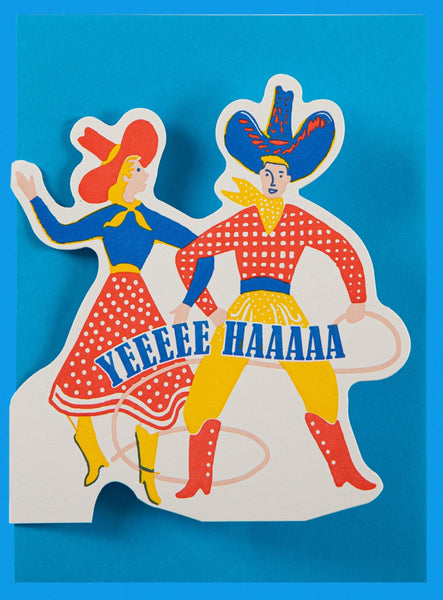 Yee Haa greetings card