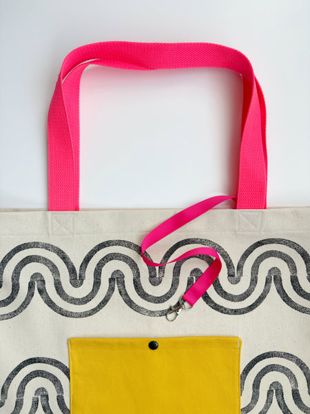 Black Wiggle tote bag - Inspired 