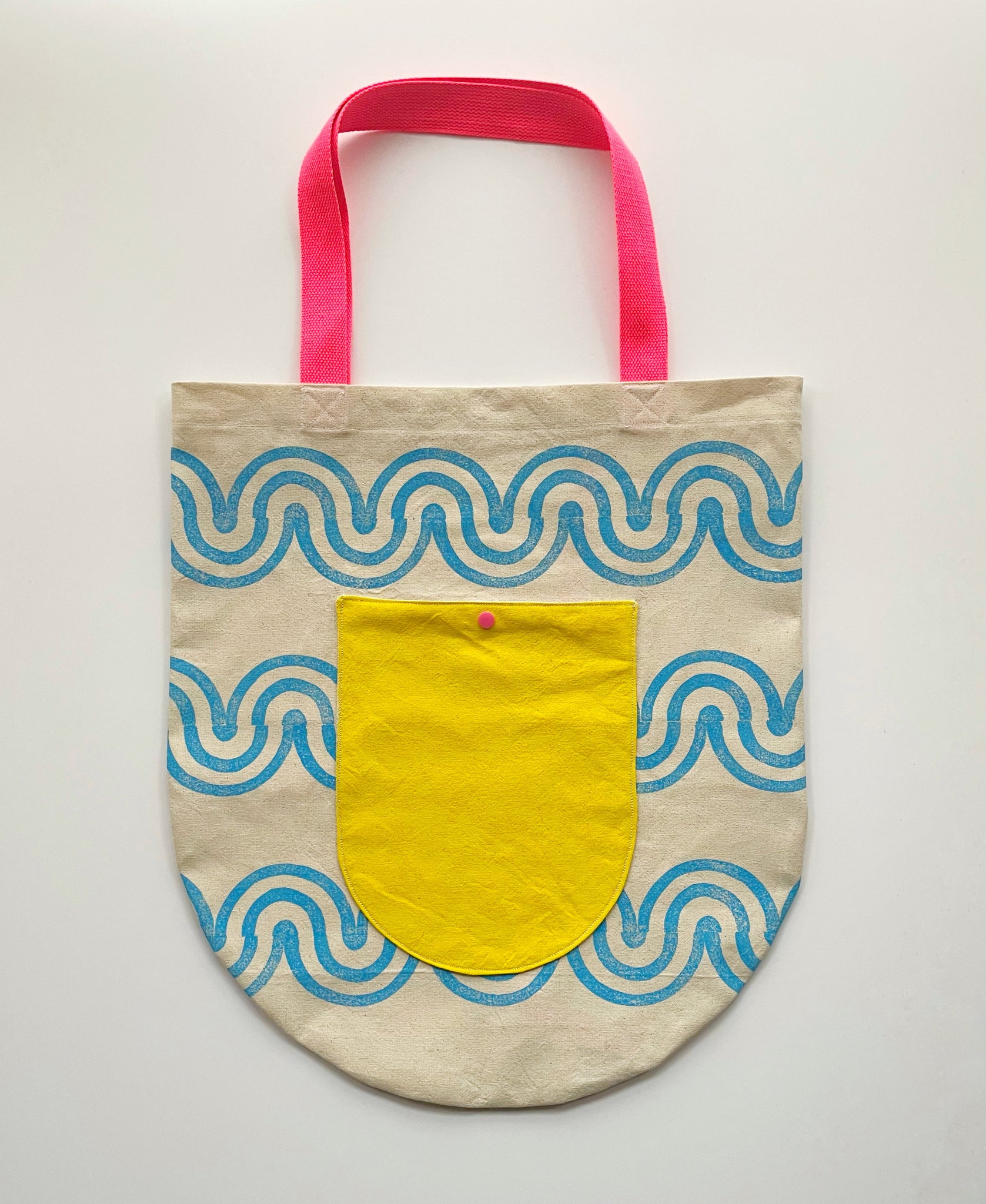 Blue Wiggle blue tote bag