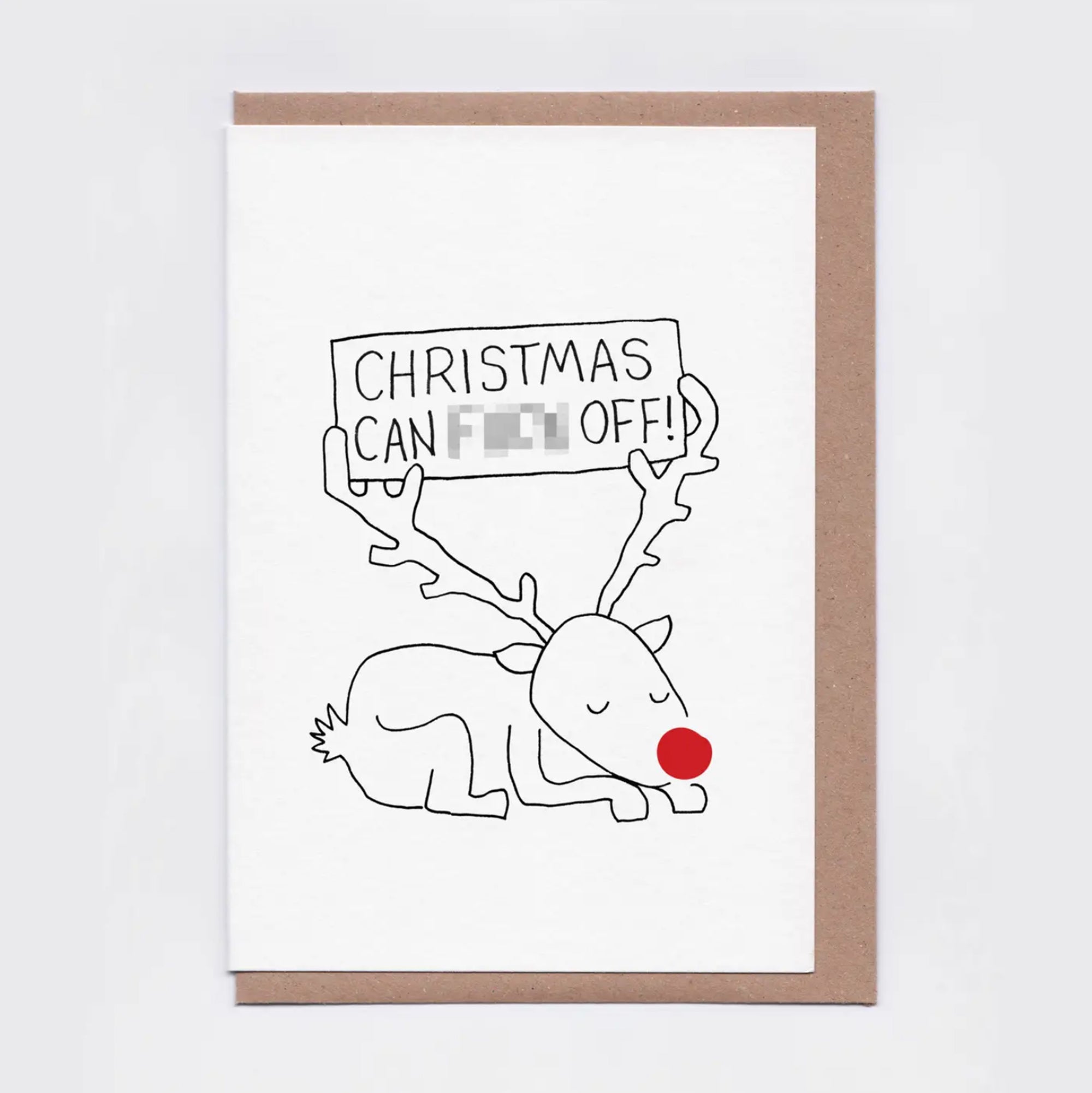 Rude-Olph Christmas card