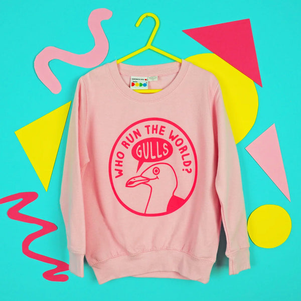 Who Run The World? Gulls kids sweatshirt