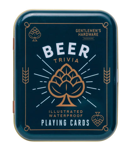 Beer Trivia Waterproof Playing Cards