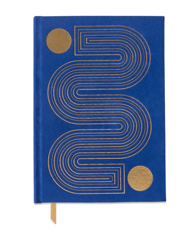 Cobalt Suedette Hardcover Journal