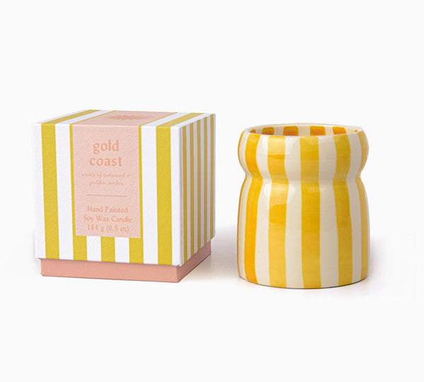 Cabana Ceramic Candle - Gold Coast