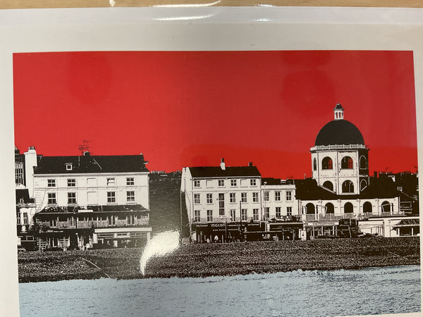 Worthing Skyline Greetings Card - Inspired 