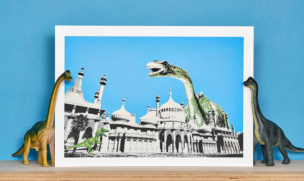 Dippy Visits Brighton print