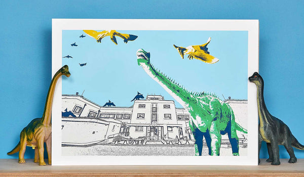 Shoreham Airport Dippy print
