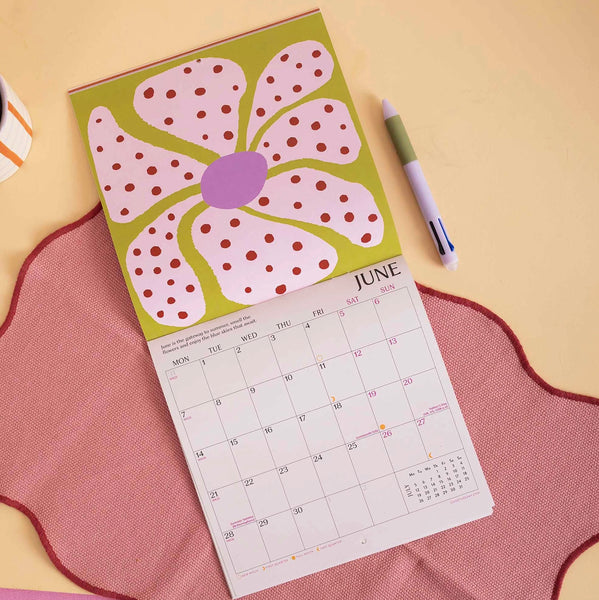 Les Fleurs 2027 Wall Calendar