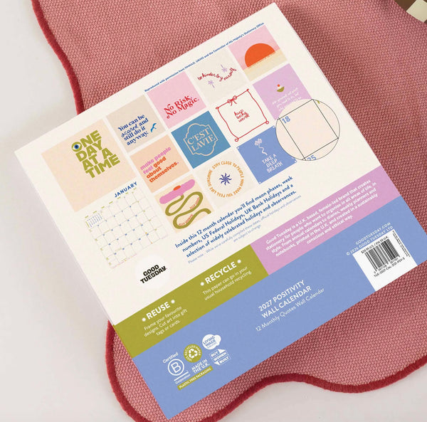 Positivity 2027 Wall Calendar
