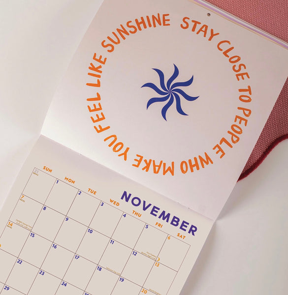 Positivity 2027 Wall Calendar