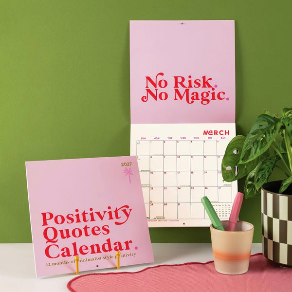 Positivity 2027 Wall Calendar