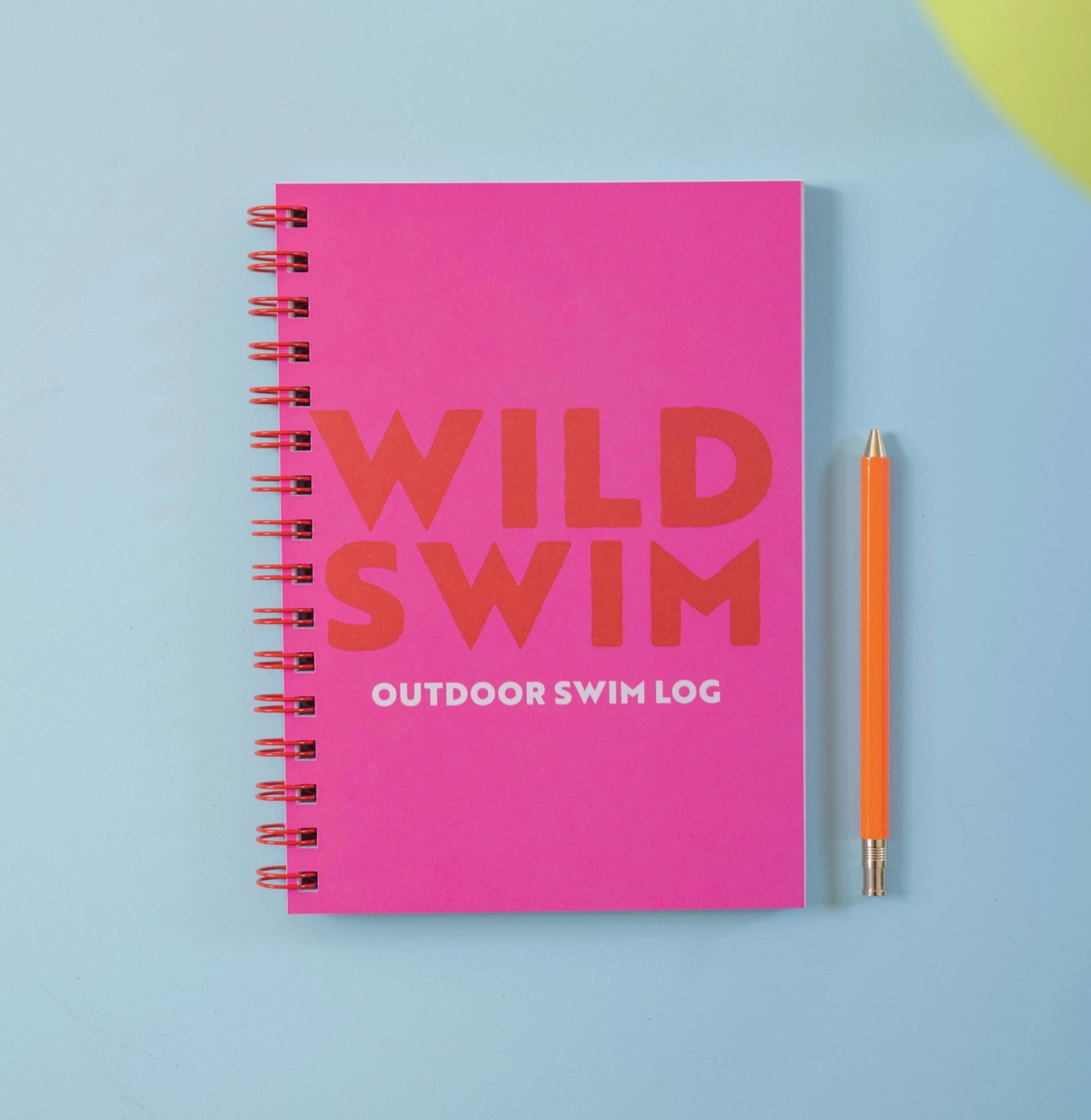 Pink and Red Swim Journal