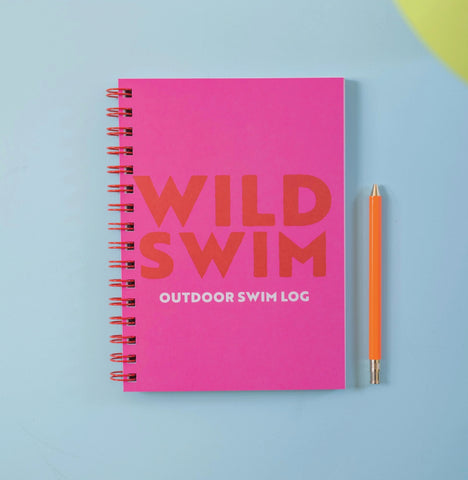 Pink and Red Swim Journal