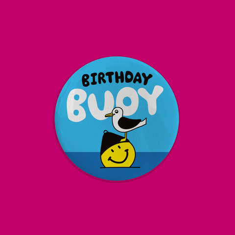 Birthday Buoy fridge magnet