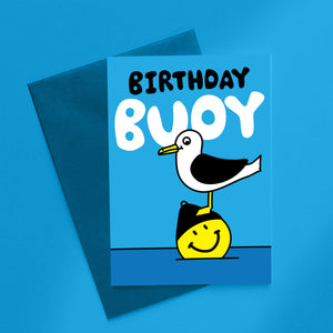 Birthday Buoy greetings card