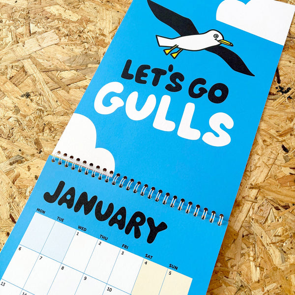 Calendar Gulls 2025 calendar