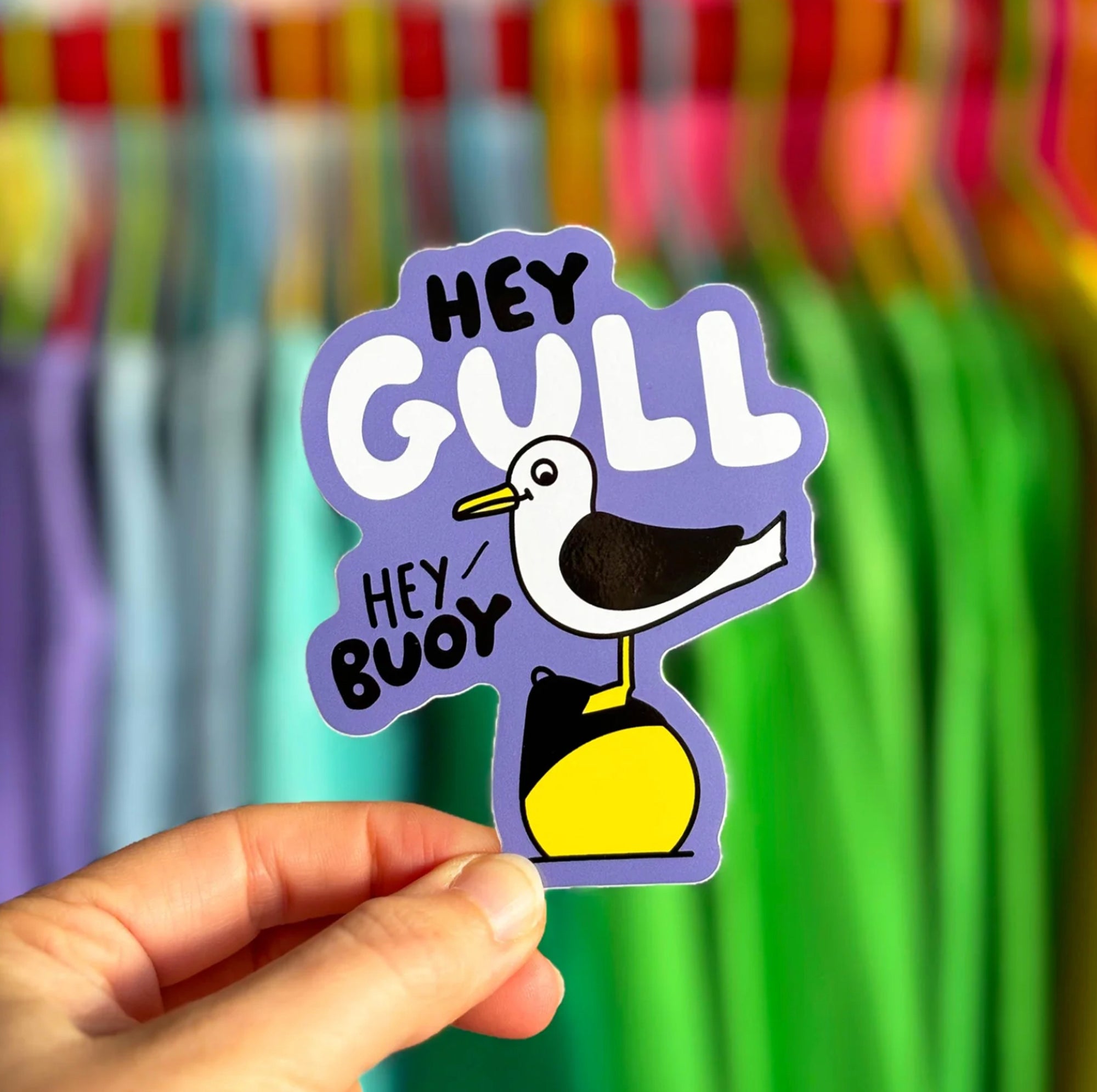 Hey Gull Hey Buoy sticker