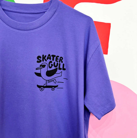 Skater Gull boxy cropped T-shirt