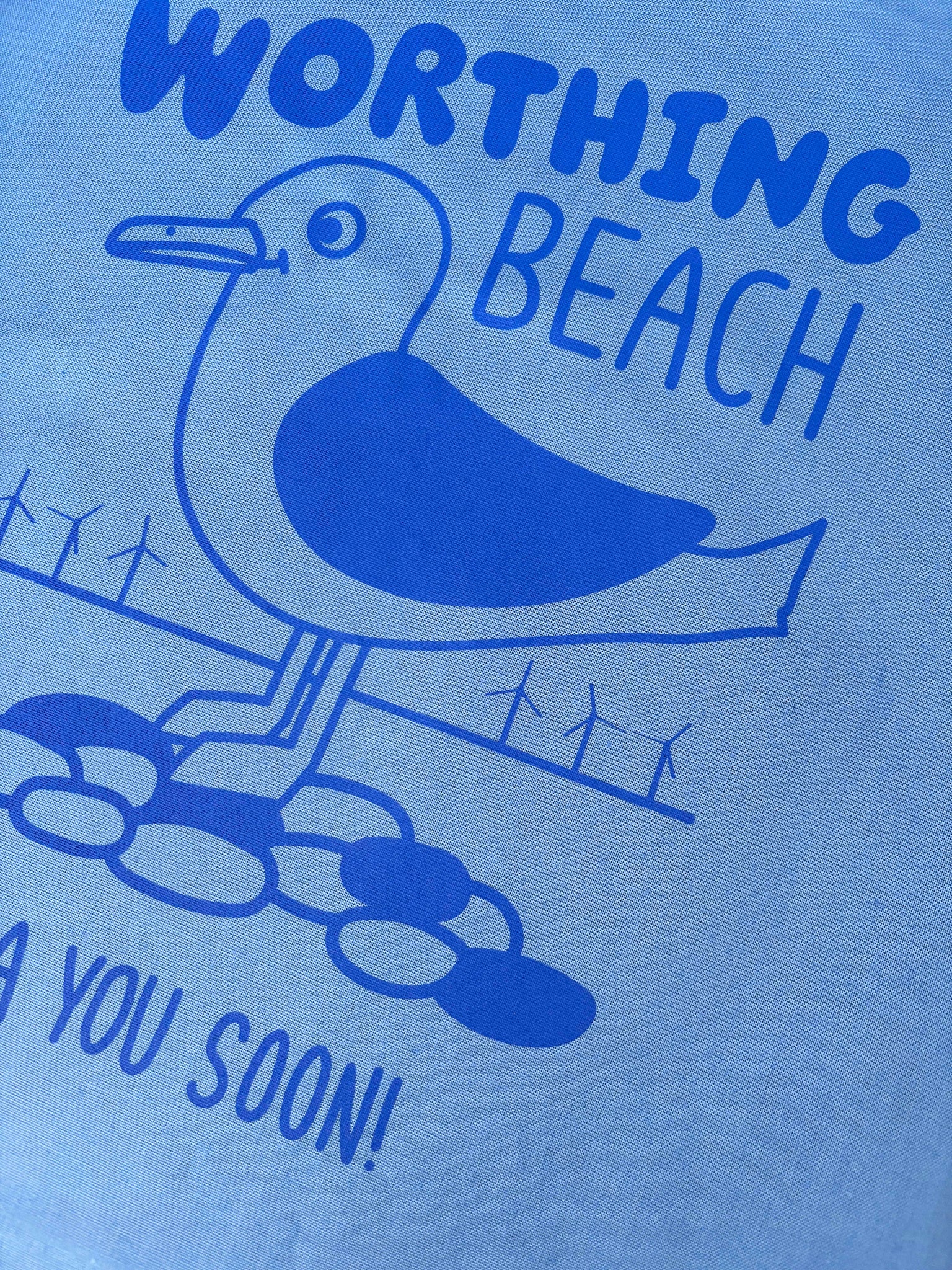 Worthing  Beach tote bag