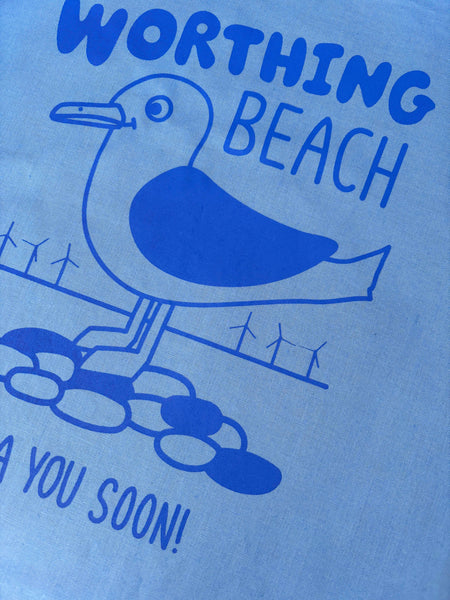 Worthing  Beach tote bag
