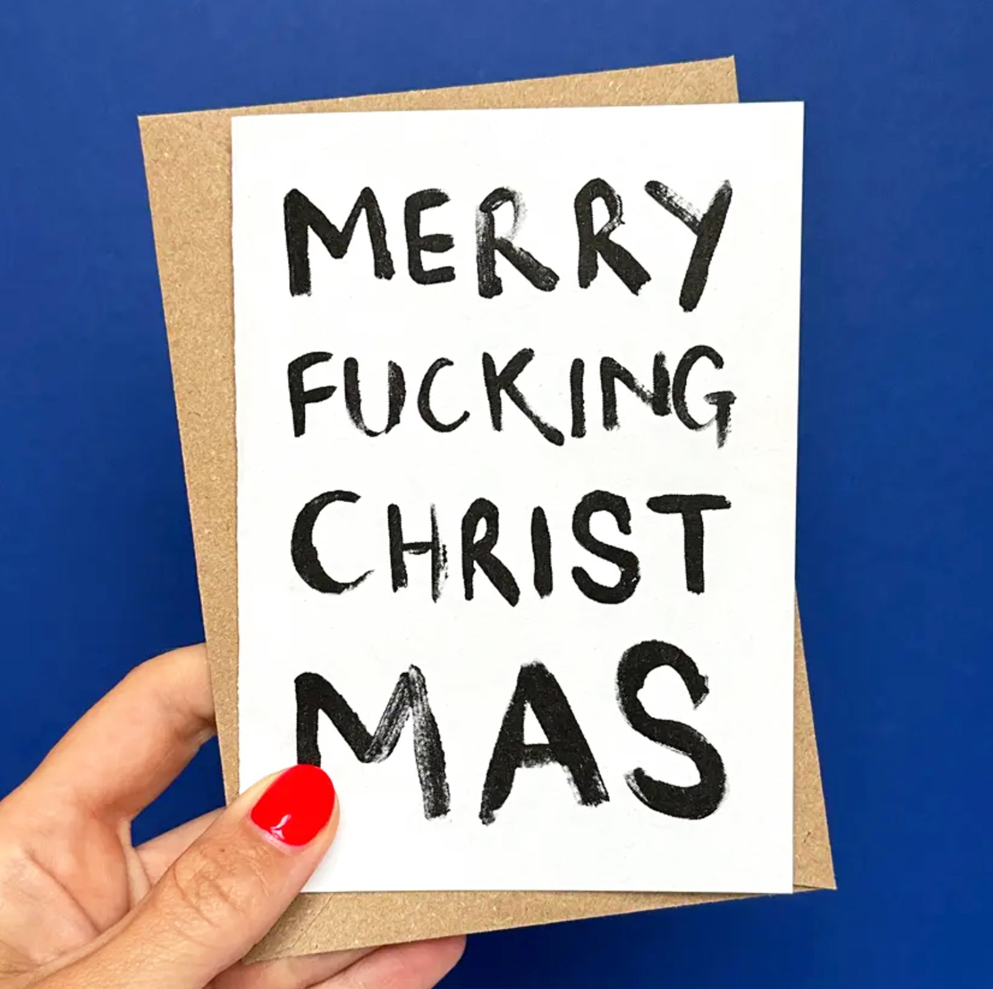 Merry Fucking Christmas card