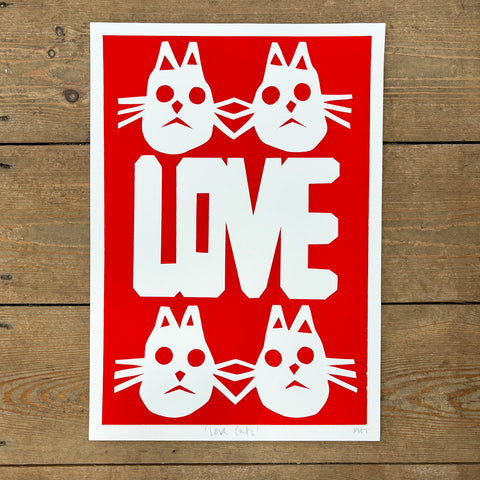 Love screen print