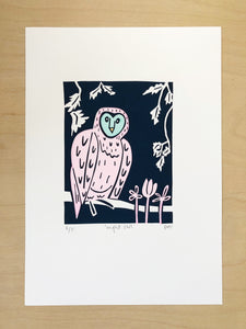 Night Owl screen print