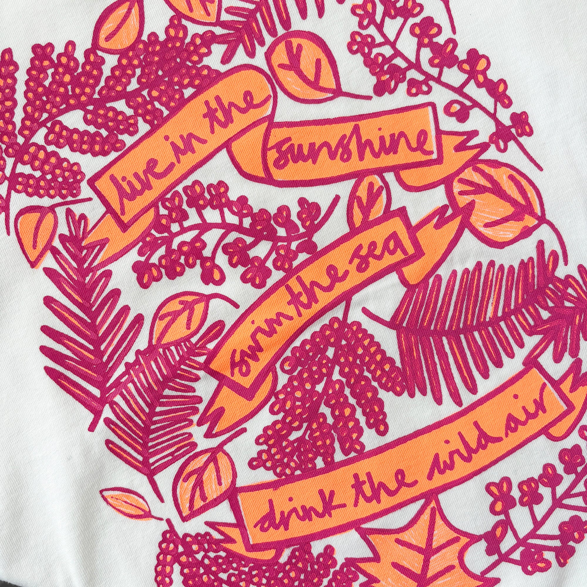 Live In The Sunshine slouchy ladies t-shirt