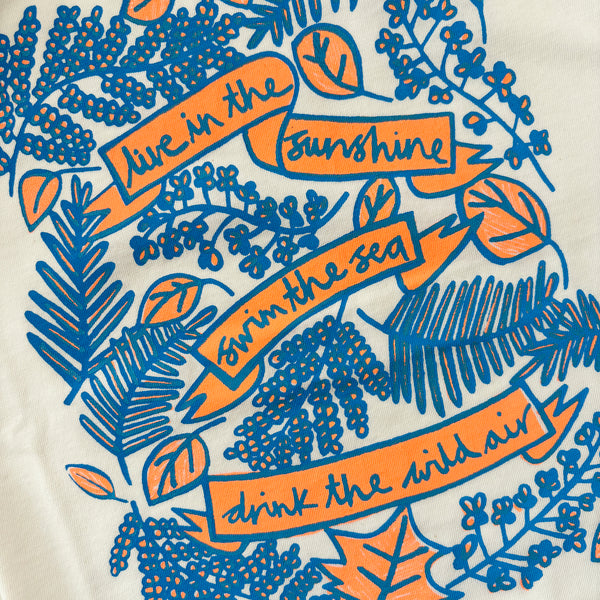 Live In The Sunshine slouchy ladies t-shirt