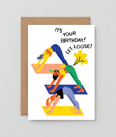 Let loose yoga card