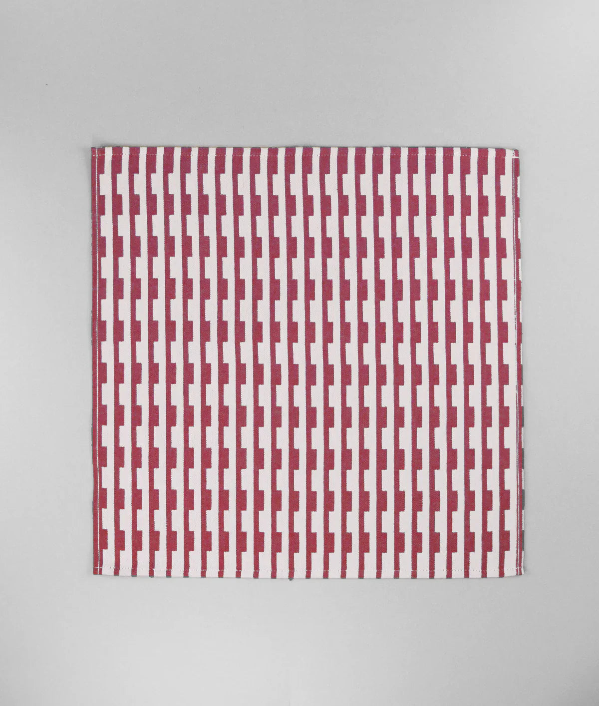 Stripes Burgundy & Natural napkins