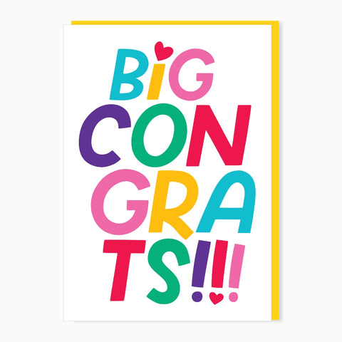 Big Congrats card