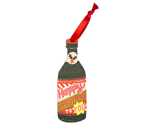 Beer Bottle Christmas Decoration