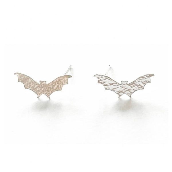 Bat stud earrings