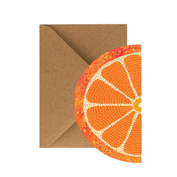 Orange Slice card