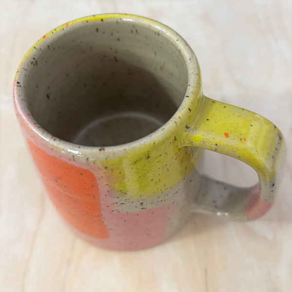 Pink, Orange and Yellow Mug