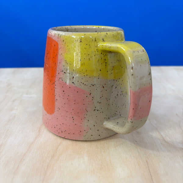 Pink, Orange and Yellow Mug