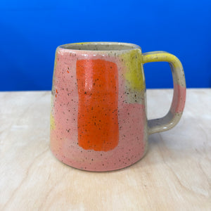 Pink, Orange and Yellow Mug