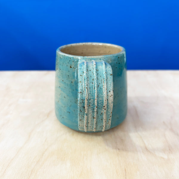 Blue Smiley Mug