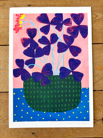 Oxalis print