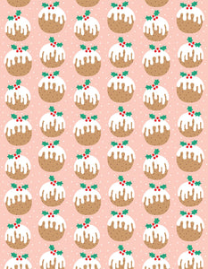 Christmas Pudding wrapping paper