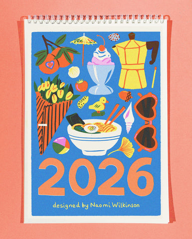A Year In Objects Risograph Calendar 2026