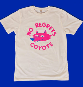 No Regrets Coyote Adult T-Shirt