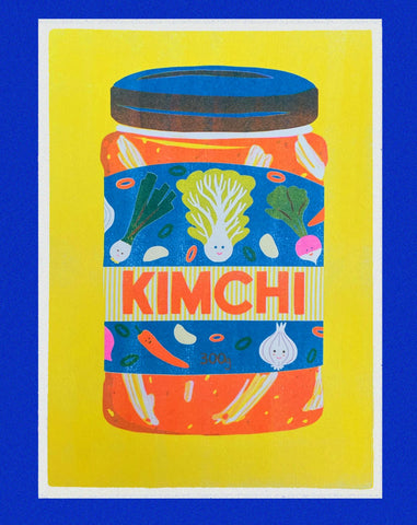 Kimchi A4 riso print