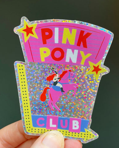 Pink Pony Club sticker