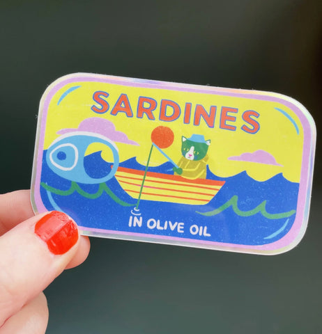 Sardines Tin sticker