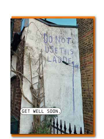 Get Well Soon Ladder card