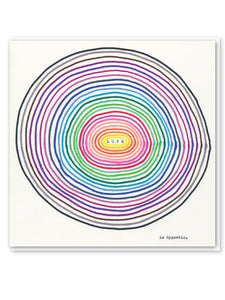 Love Is Hypnotic Valentines card