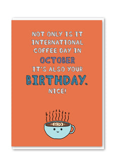 October birthday card