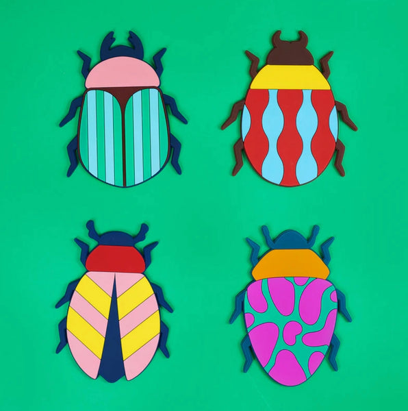 Beetle Coaster Set